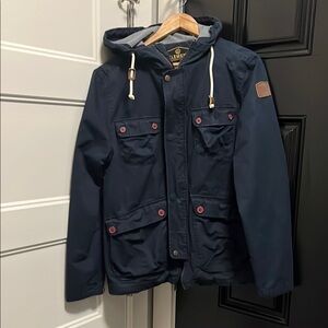 Navy Hooded Jacket for Men